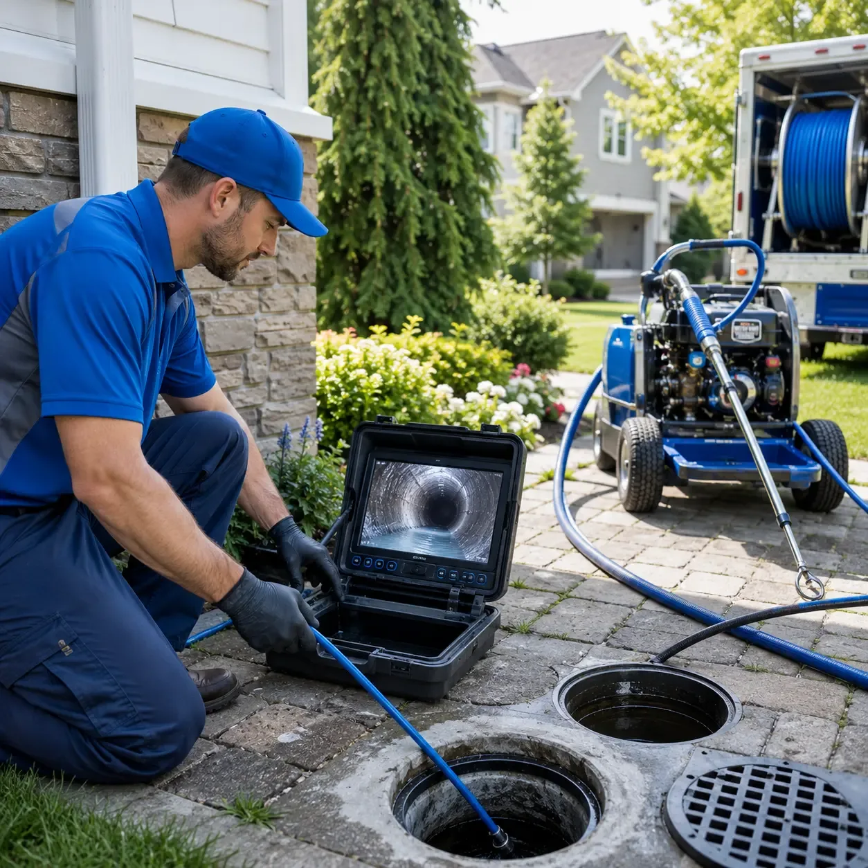 Outdoor drain cleaning professionals serving Saranac, NY